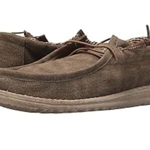 Hey Dude Brown Loafers Slip-Ons Casual Comfort